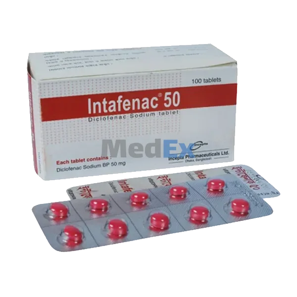 Intafenac K (Diclofenac Potassium 50 mg)